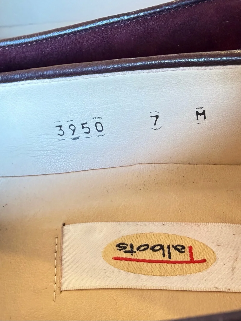 Talbots Burgundy Suede Smoking Loafers Made in Spain Leather Sole
